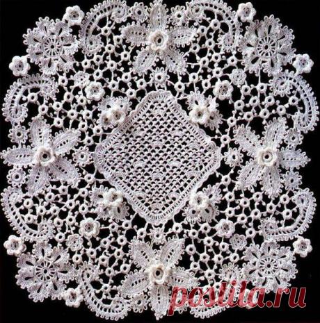 Техника вязания ирландского кружева - ч.4