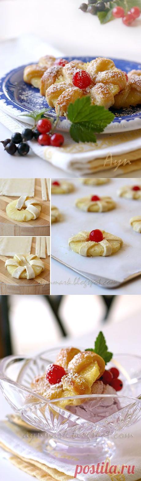 Ананасовые пирожные | Мои Кулинарные Зарисовки