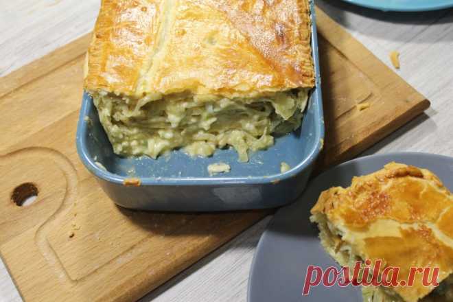Луковый пирог. Вкусный, быстрый и недорогой пирог из лука и плавленых сырков. — Кулинарная книга - рецепты с фото