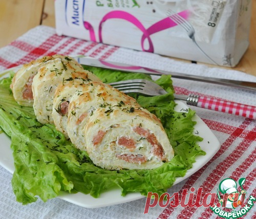 Рисовые рулетики с пикантной начинкой - кулинарный рецепт