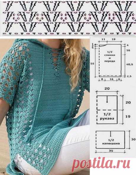 Туника крючком