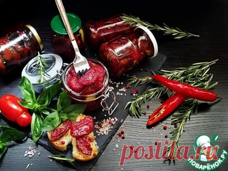 Вяленые помидоры без кожицы – кулинарный рецепт