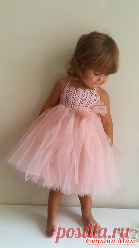 Комбиннированые платья (идеи для утренников) - Вязание для детей - Страна Мам