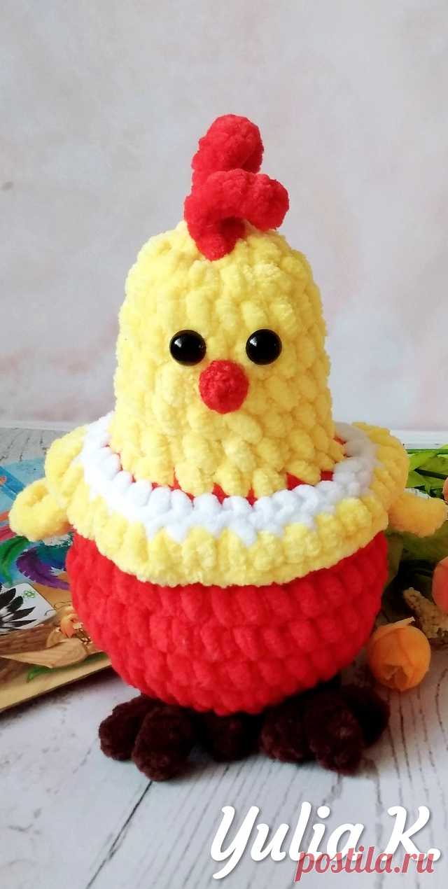 PDF Петушок крючком. FREE crochet pattern; Аmigurumi toy patterns. Амигуруми схемы и описания на русском. Вязаные игрушки и поделки своими руками #amimore - Петух, петушок.