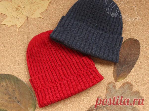 Шапки, инструкция по вязанию – Ярмарка Мастеров