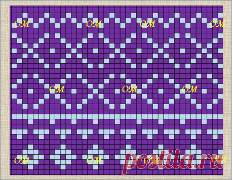 21 жаккардовая схема в стиле норвежских узоров | ЖАККАРДос | Яндекс Дзен