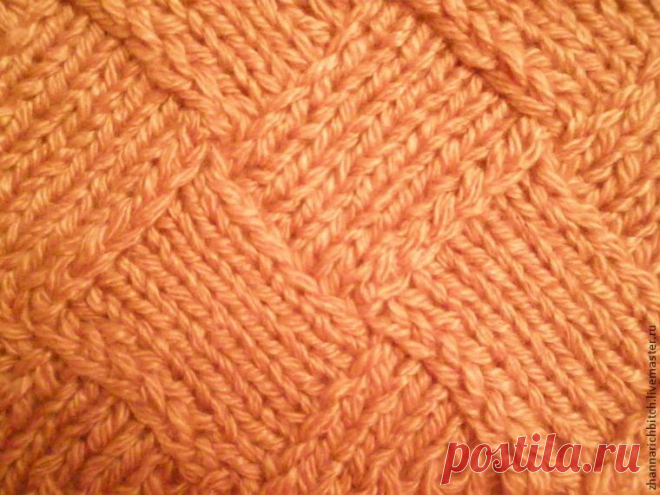 Вяжем полотно в технике Entrelac