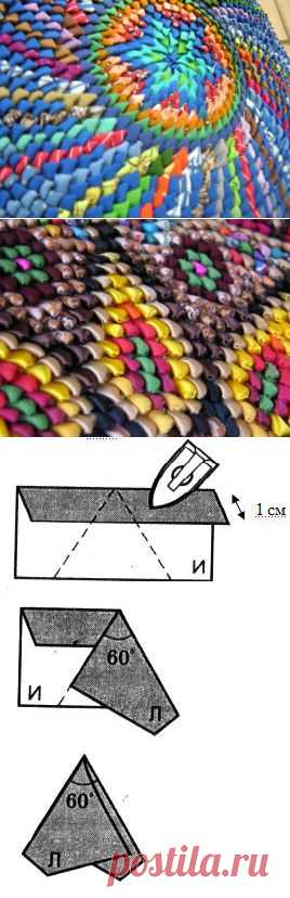 Потрясающие коврики-кругляши + подробный МК. Возраждаем традиции!