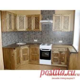 Кухня под старину из массива дерева 