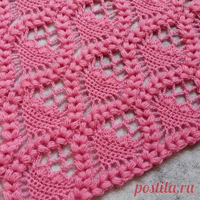 Не могу налюбоваться! Очень красивая шаль крючком. Мастер-класс | Natali_crochet | Яндекс Дзен