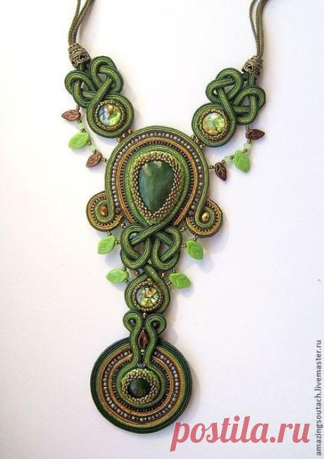 (6) Колье, бусы ручной работы. celtic heart. Виктория Дубинская. Интернет-магазин Ярмарка Мастеров. Кельтский, реконструкция, сутажное колье