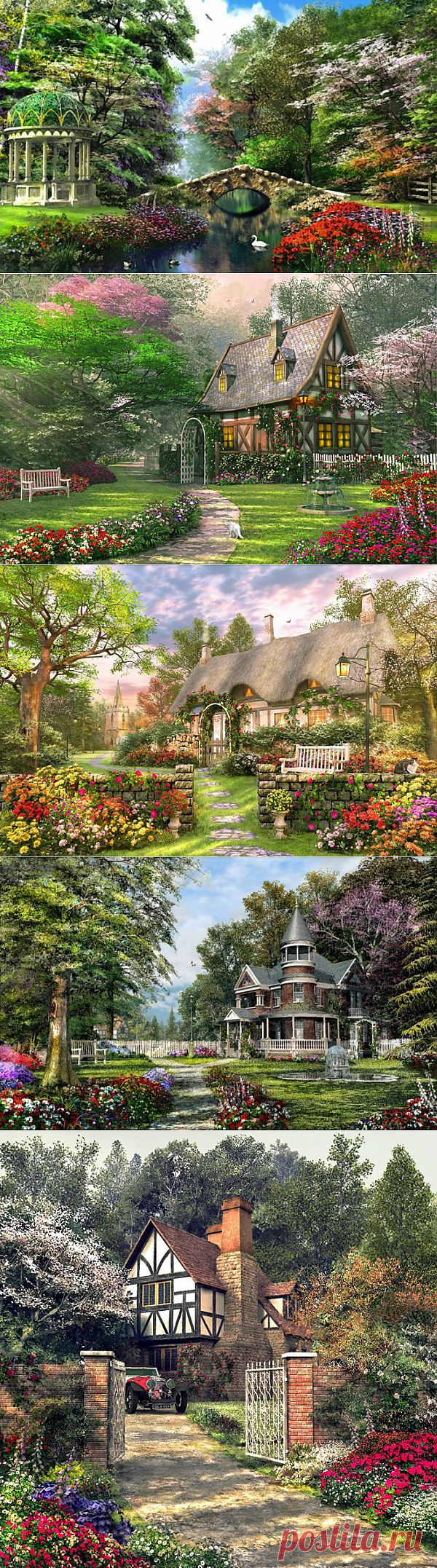 ВИКТОРИАНСКИЕ САДЫ ДОМИНИКА ДЭВИСОНА.