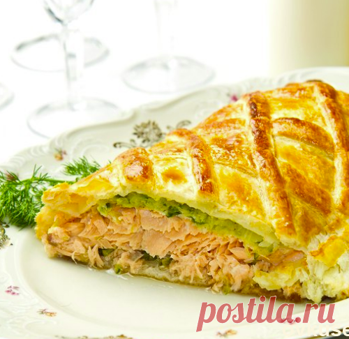 Лосось запечённый в слоёном тесте от Татьяны Тарасовой