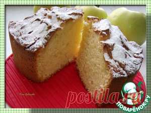 Творожно-яблочный пирог - кулинарный рецепт