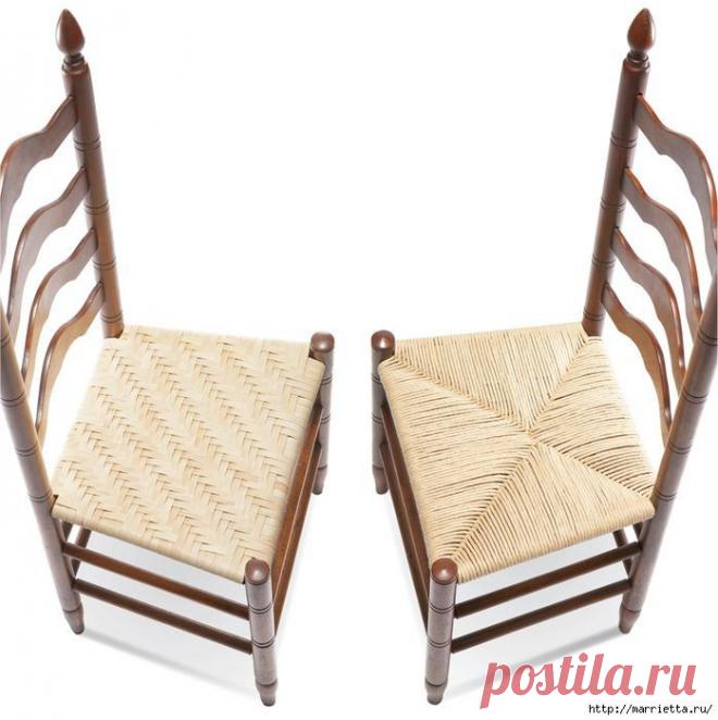 Реставрация стульев с плетеным сиденьем / Я - суперпупер