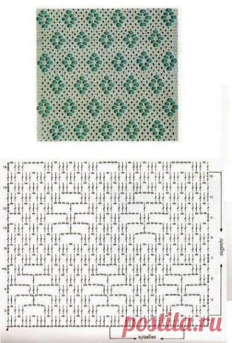 Прекрасные узоры крючком