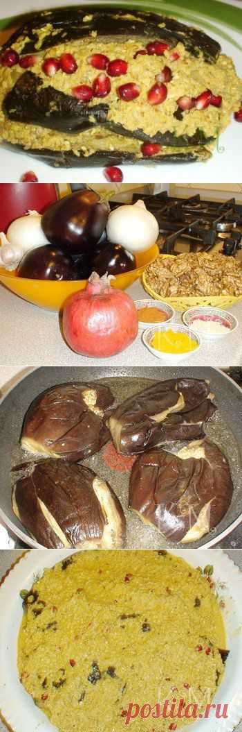 Баклажаны с орехами