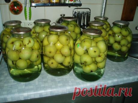 Яблочный компот на зиму | Кулинария своими руками
