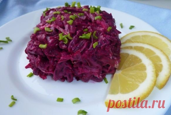 Салат из свеклы с пекинской капустой. Отличный салат на все случаи жизни