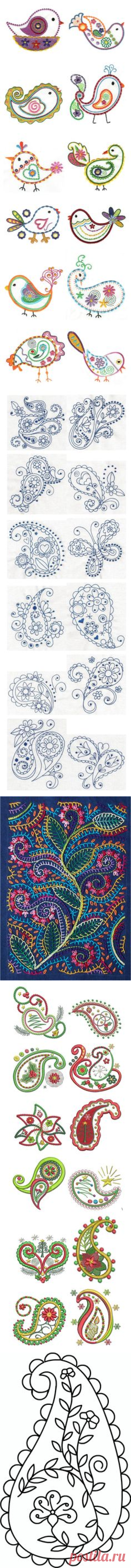 (63) These are just to pretty not to repin. I can see this as embroidery, a cookie design, patches on a cute tote bag, limitless ideas with this.