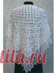 Вязание спицами для женщин Шаль 