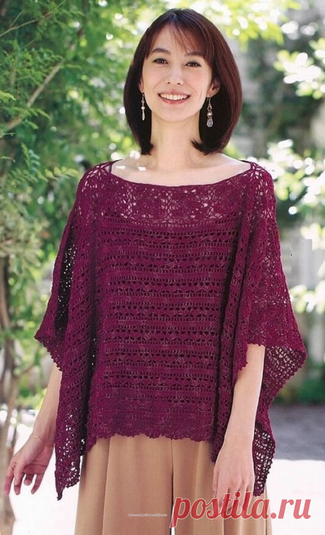 Стильные современные модели крючком со схемами от японских дизайнеров | Вязание крючком | Дзен