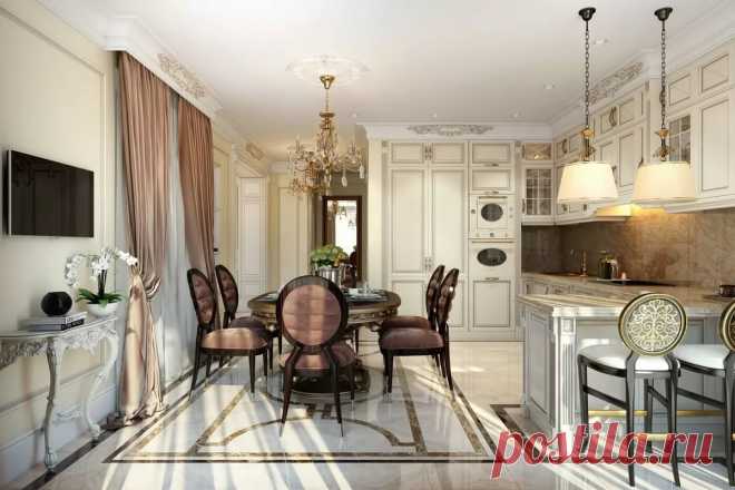 интерьер кухни в стиле современная классика фото: 4 тыс изображений найдено в Яндекс.Картинках