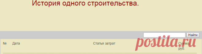Расходы на строительство - История одного строительства. Как построить "курятник"))