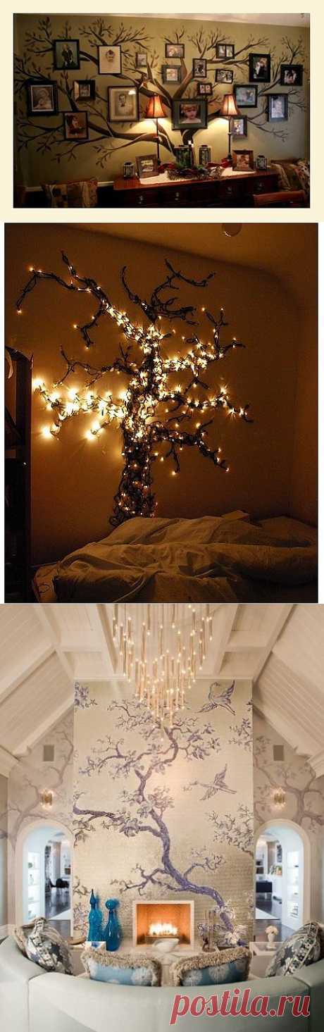 Деревья на стенах (подборка) / Декор стен / Модный сайт о стильной переделке одежды и интерьера