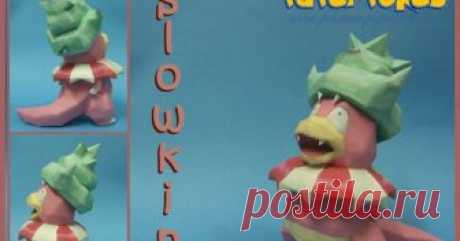 SLOWKING  199 / SLOWKING - Pokémon Papercraft  Name:  Slowking  Type:  Water/Psychic  Species:  Royal Pokémon  Height:  2.0 m (6′07″)  Weight:  79.5 ...