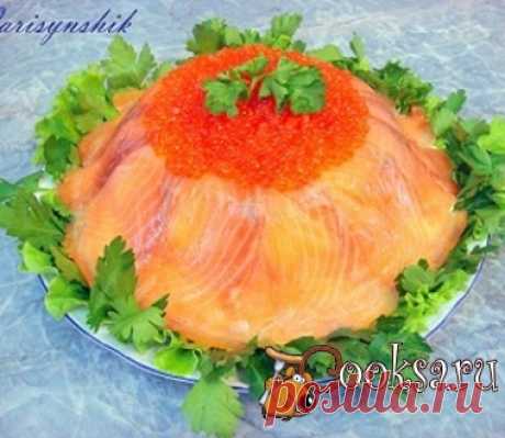Рыбный торт &quot;На вершине Олимпа&quot; фото рецепт приготовления