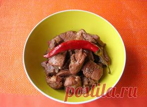 Свинина маринованнная в красном вине с с кориандром рецепт с фото