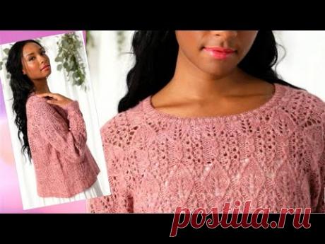 БЛЕСК! ШИК! КРАСОТА! ДЖЕМПЕР ШИКАРНЫМ АЖУРОМ