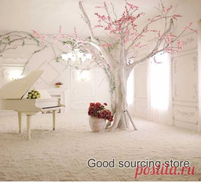 wallpaper for childrens bedroom Picture - More Detailed Picture about European style 3D romantic tree piano TV background photo wallpaper Picture in Wallpapers from Good Sourcing Store | Aliexpress.com | Alibaba Group