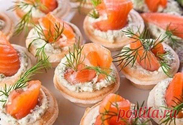 Как приготовить тарталетки с сыром и чесноком на Новый год 🚩 Кулинарные рецептыы
