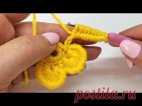 Perfecto muy bonito crochet facil de tejer /tunus işi harika bir model