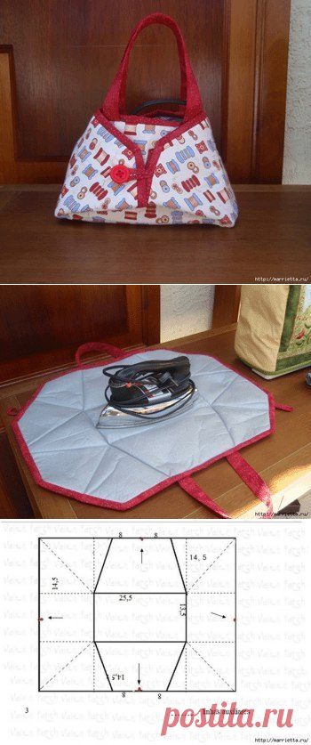 Сумка для утюга и для глажки — Сделай сам, идеи для творчества - DIY Ideas