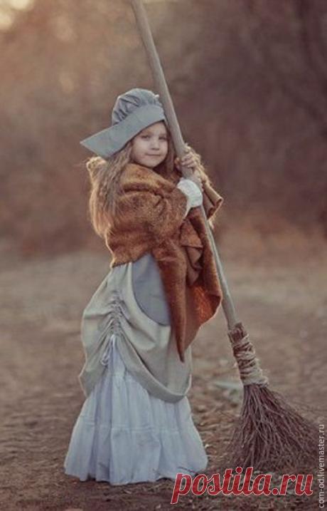 Купить Костюм Золушки 2 - серый, рисунок, карнавальный костюм, Новый Год, костюм для фотосессии