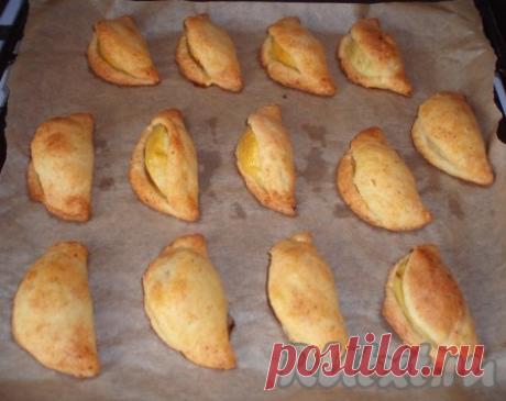 Творожное печенье с яблоками и сгущенкой - так просто и так вкусно!