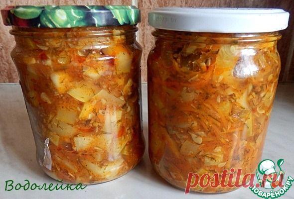 Кабачки на зиму с томатной пастой.
