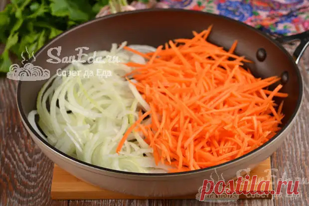 Грибной салат с овощами