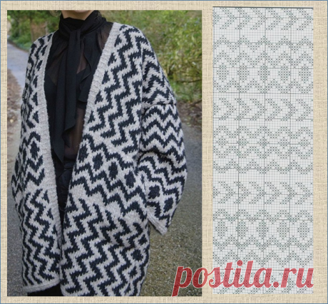 Занимательная геометрия в моделях жаккардового вязания - 20 впечатляющих примеров со схемами | МНЕ ИНТЕРЕСНО | Яндекс Дзен