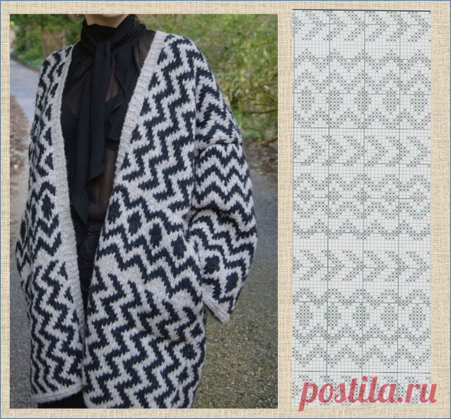 Занимательная геометрия в моделях жаккардового вязания - 20 впечатляющих примеров со схемами | МНЕ ИНТЕРЕСНО | Яндекс Дзен