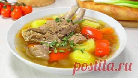 Знаменитая ШУРПА ИЗ БАРАНИНЫ на плите или на костре. Рецепт от Всегда Вкусно! | Всегда Вкусно! Видео рецепты  | Дзен
