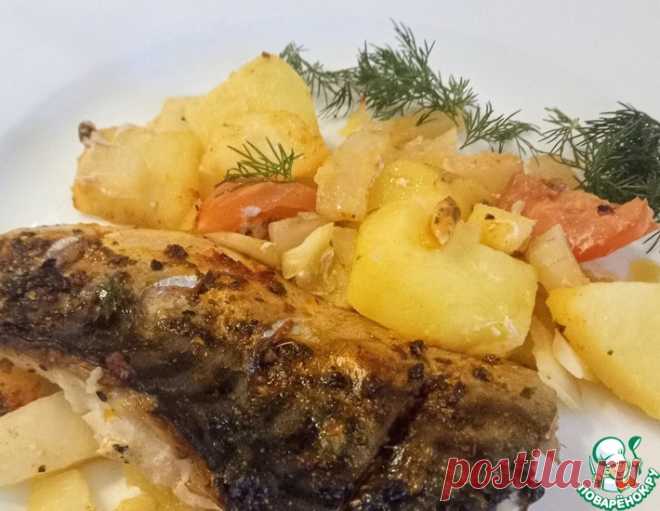 Скумбрия в духовке с картофелем – кулинарный рецепт