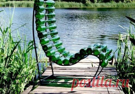 гамак из бутылок