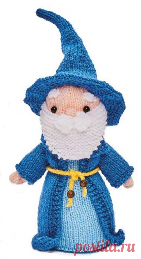 Вязаные игрушки «Волшебник и его подмастерье»