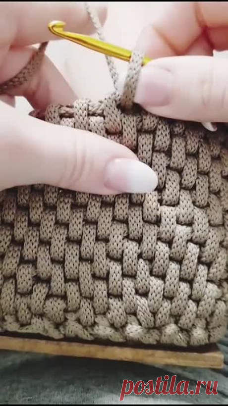 Узор ротанг крючком