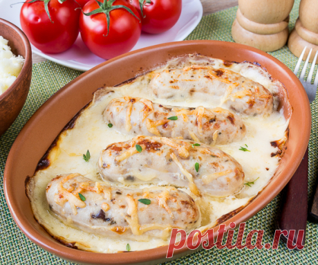 Куриные колбаски, запеченные в белом соусе - Пошаговый рецепт с фото | Вторые блюда | Вкусный блог - рецепты под настроение