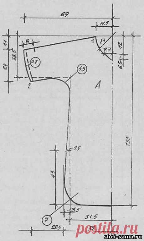Ночная рубашка - Склад - Всё о шитье